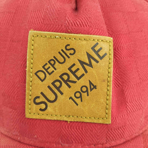 シュプリーム Supreme ダミエ柄 フロントワッペンキャップ メンズ