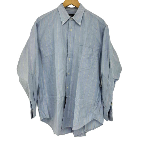 ニューヨーカー NEWYORKER ストライプ柄 L/S ボタンダウンシャツ メンズ import:L