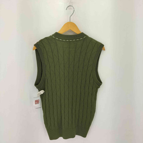 CREEK KEEPER プリーツ ウールニットベスト レディース L