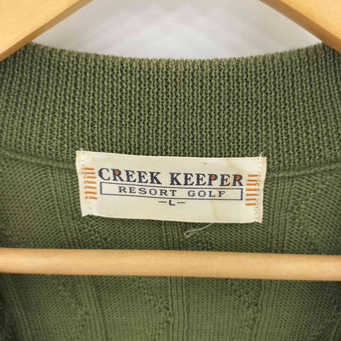 CREEK KEEPER プリーツ ウールニットベスト レディース L