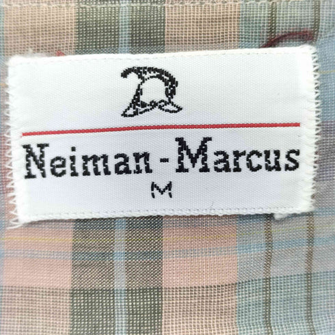 ニーマンマーカス Neiman Marcus 90s チェック柄 L/S ボタンダウン コットンシャツ メンズ import:M