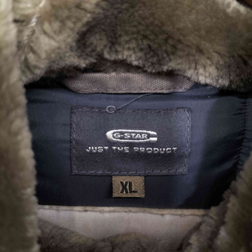 ジースターロー G-STAR RAW 90S HEAVY INSULATED NEWARK PARKA JACKET フード裏地ボア パテッドミリタリージャケット メンズ import:XL