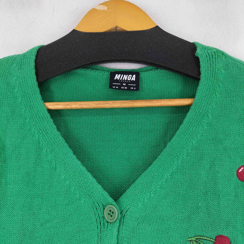 MINGA LONDON 総柄ニットカーディガン レディース import:M