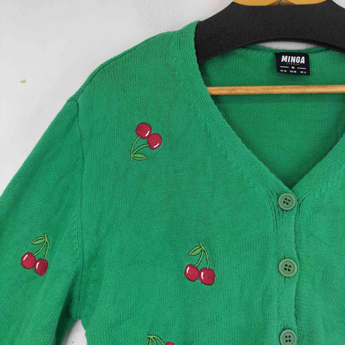 MINGA LONDON 総柄ニットカーディガン レディース import:M