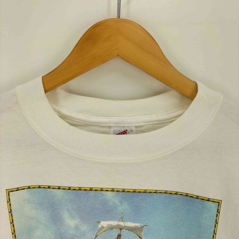 90-00s JERZEESボディ USA製 画家 作品 アート プリント S/S Tシャツ メンズ import:L