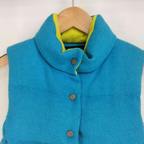 ハリスツイード Harris Tweed blanc basque ウール100 ダウンベスト レディース EUR:38