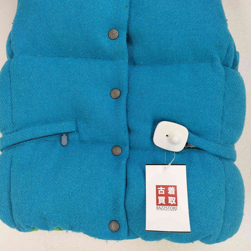 ハリスツイード Harris Tweed blanc basque ウール100 ダウンベスト レディース EUR:38