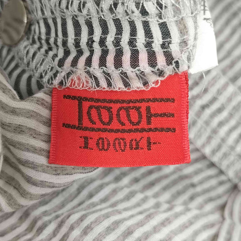 イッセイミヤケハート ISSEY MIYAKE HaaT シワ加工ボーダー半袖シャツ レディース JPN:2