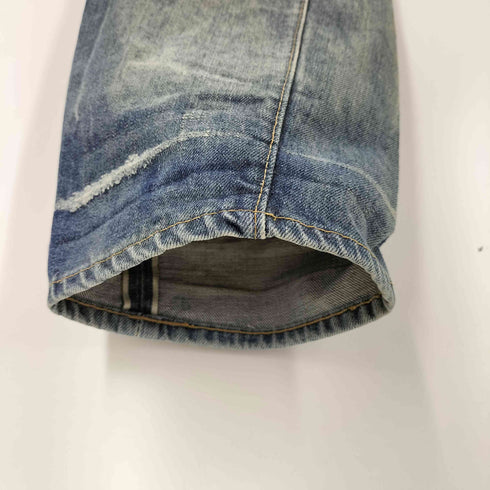 リーバイス Levis 66前期 スモールe ポケット裏シングルステッチ ボタン裏 6 刻印 デニム パンツ メンズ