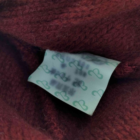 ダックスロンドン DAKS LONDON ロゴ刺繍 カシミヤ混 ウールニットキャップ 帽子 メンズ