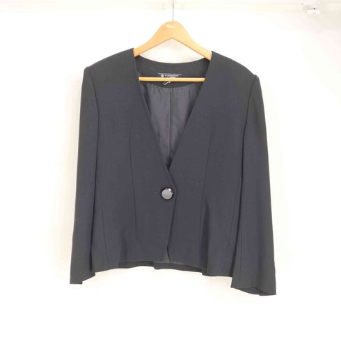 ジバンシィ GIVENCHY HI FORMAL ウール100 プリーツデザイン 長袖ワンピース ジャケットセットアップ レディース 8