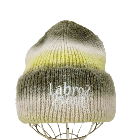 ラブロス LABROS ロゴ刺繍グラデーションビーニー メンズ
