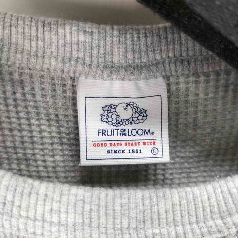 フルーツオブザルーム FRUIT OF THE LOOM Vガゼット サーマルカットソー メンズ JPN:L