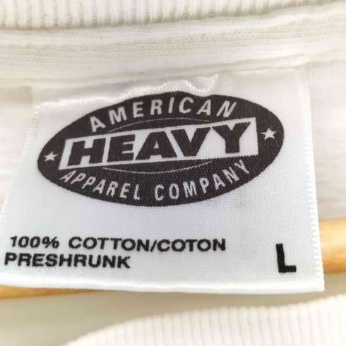 アメリカンアパレル AMERICAN APPAREL HEAVY プリントS/Sカットソー メンズ JPN:L