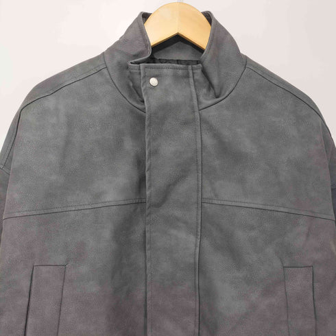 グレイル GRL ヴィンテージ スタンドネックレザージャケット レディース FREE