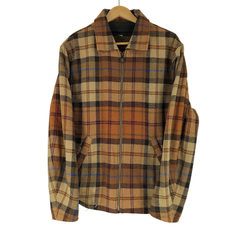 ザラ ZARA チェックスウィングトップ メンズ import:L