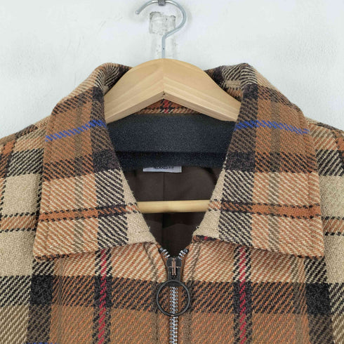 ザラ ZARA チェックスウィングトップ メンズ import:L