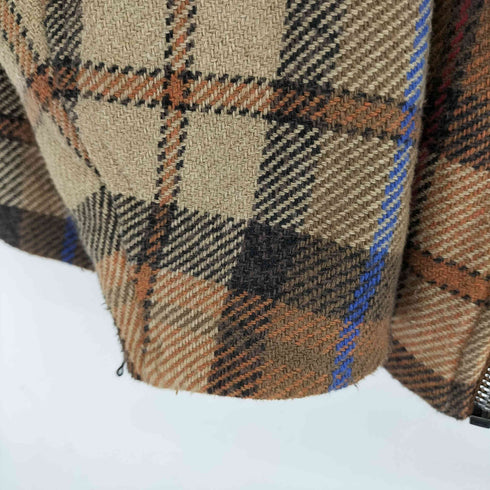 ザラ ZARA チェックスウィングトップ メンズ import:L