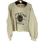 TREAT URSSELF カットオフ加工クルーネックスウェット レディース