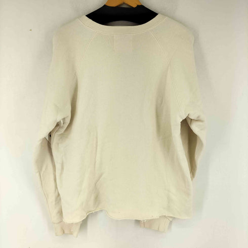 TREAT URSSELF カットオフ加工クルーネックスウェット レディース