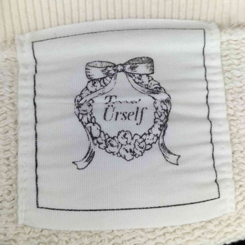 TREAT URSSELF カットオフ加工クルーネックスウェット レディース