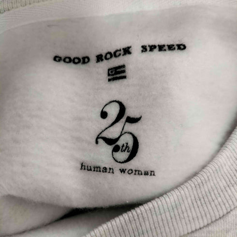 ヒューマンウーマン HUMAN WOMAN 別注 ロゴプリントスウェット レディース JPN:M