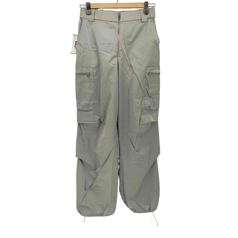 ザラ ZARA 裾ドローコード サテン カーゴパンツ レディース JPN:XS