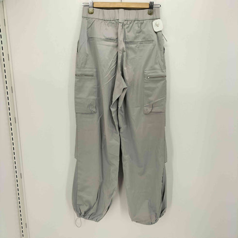 ザラ ZARA 裾ドローコード サテン カーゴパンツ レディース JPN:XS