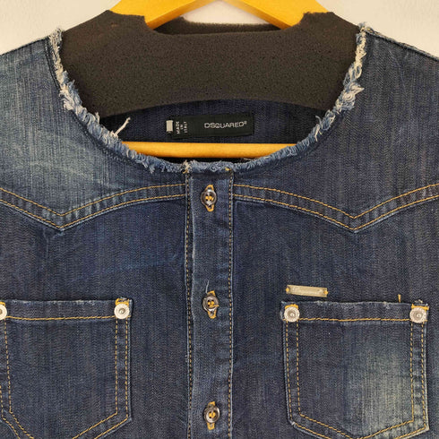 ディースクエアード DSQUARED2 ノースリーブ デニムワンピース レディース 38