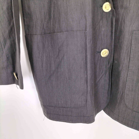 アクアスキュータム AQUASCUTUM 金ボタン テーラード2Bテーラードジャケット レディース