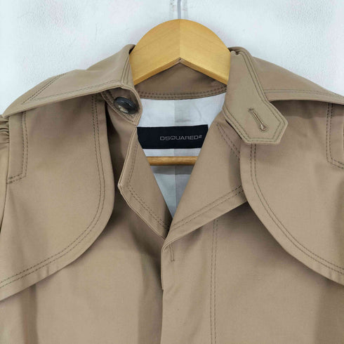 ディースクエアード DSQUARED2 比翼 トレンチコート レディース 38