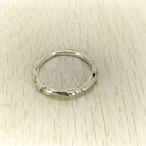 ケイシゲナガ KEI SHIGENAGA Kagetsu 925刻印 シルバーリング メンズ 23号