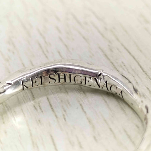 ケイシゲナガ KEI SHIGENAGA Kagetsu 925刻印 シルバーリング メンズ 23号