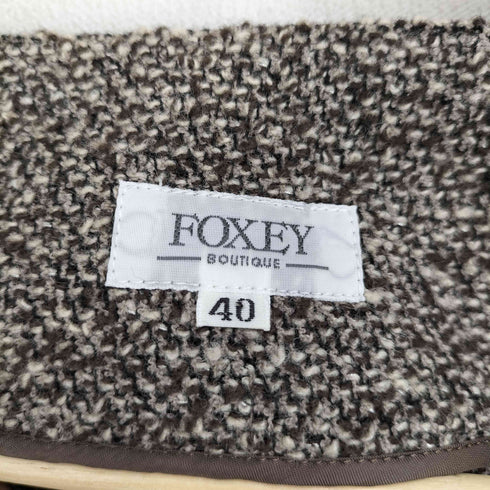 フォクシー FOXEY BOUTIQUE 1B ツイード ジャケット レディース JPN:40