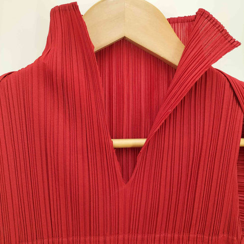 プリーツプリーズイッセイミヤケ PLEATS PLEASE ISSEY MIYAKE フリンジ プリーツワンピース アンサンブル レディース FREE