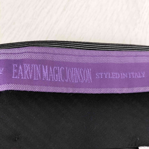 光沢 ストライプワイドスラックス メンズ 36R