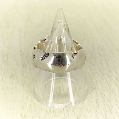 ケイシゲナガ KEI SHIGENAGA KYO 925刻印 デザインリング メンズ 23号