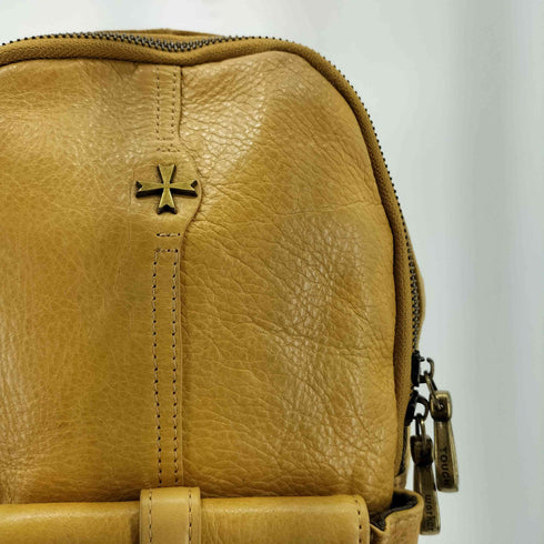 TOUGH WORKER クロス パッチディティール レザーショルダーバッグ Y2K レディース