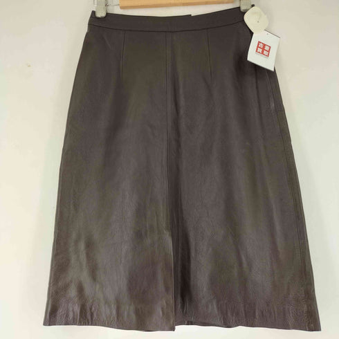 シープスキン レザー スカート レディース 36