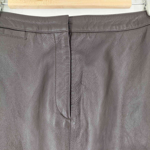 シープスキン レザー スカート レディース 36