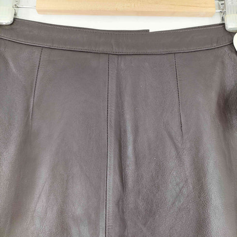 シープスキン レザー スカート レディース 36