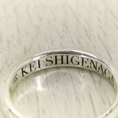 ケイシゲナガ KEI SHIGENAGA Tami 925刻印 シルバーリング メンズ 17号