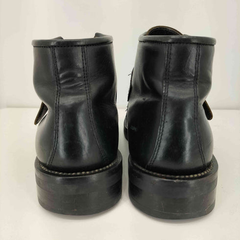 モマ MOMA イタリア製 モンクストラップ レザーチャッカブーツ レディース