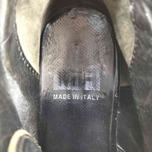 モマ MOMA イタリア製 モンクストラップ レザーチャッカブーツ レディース