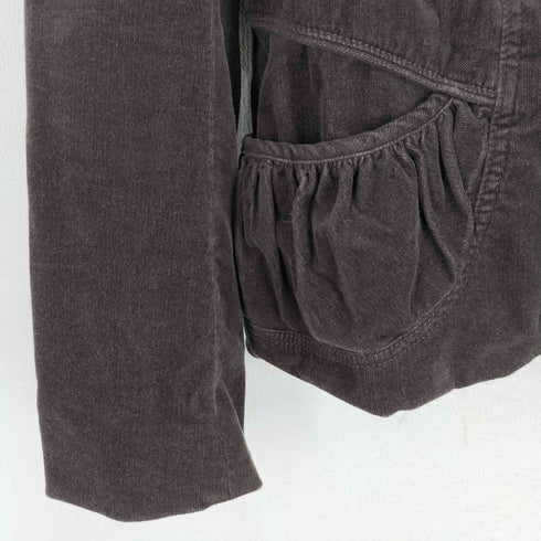 ツモリチサト TSUMORI CHISATO 裏地ストライプ 細畝 コーデュロイジャケット レディース