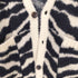 エックスガール X-girl ZEBRA PATTERN OVERSIZED KNIT CARDIGAN メンズ ONE SIZE