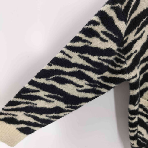 エックスガール X-girl ZEBRA PATTERN OVERSIZED KNIT CARDIGAN メンズ ONE SIZE