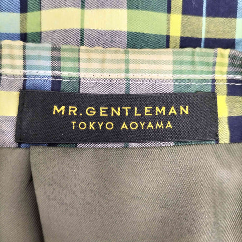 ミスタージェントルマン MR.GENTLEMAN マドラスチェック 2Bテーラードジャケット メンズ JPN:L