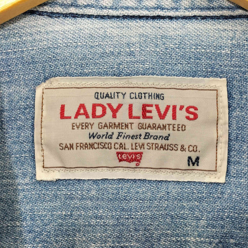 リーバイス Levis 90S オレンジタブ デニムワークシャツ レディース import:M