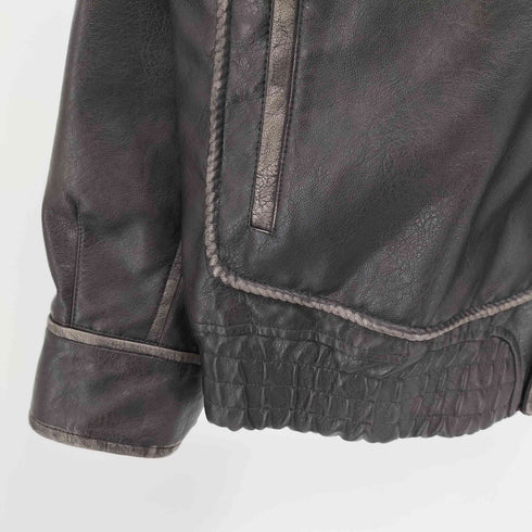 ウィム バイ リドム WYM LIDNM ARTIFICIAL GRAIN FLIGHT BLOUSON アーティフィカル グレイン フライト ブルゾン メンズ JPN:S